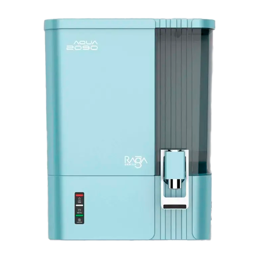 Aqua 2090 Raga Series UV+UF+Alkaline Water Purifier – Premium Metallic Sierra Blue For Corporation Water Works upto 200tds (Not Suitable For Borewell Or Tanker Water)