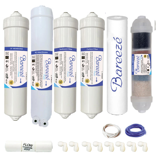 Bareeze Pure Compatible Filter Service Kit for Hindware Calisto RO+UV+UF Water Purifier