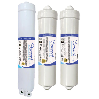 Bareeze Pure Compatible Filter Service Kit for Bluestar Imperia RO+UV+UF Water Purifier
