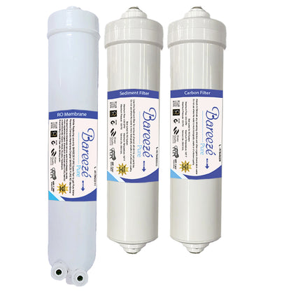Bareeze Pure Compatible Filter Service Kit for Bluestar Adora RO+UV Water Purifier
