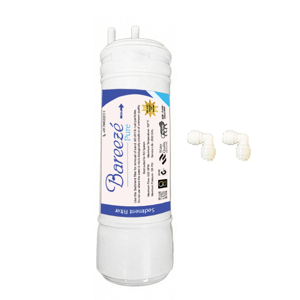 Barreze Pure Sediment Filter for LG Water Purifier | Dirt, Sand & Rust Removal Cartridge