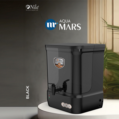 Aqua Mars RO+UV+TDS Water Purifier Premium Metallic Black (9L)