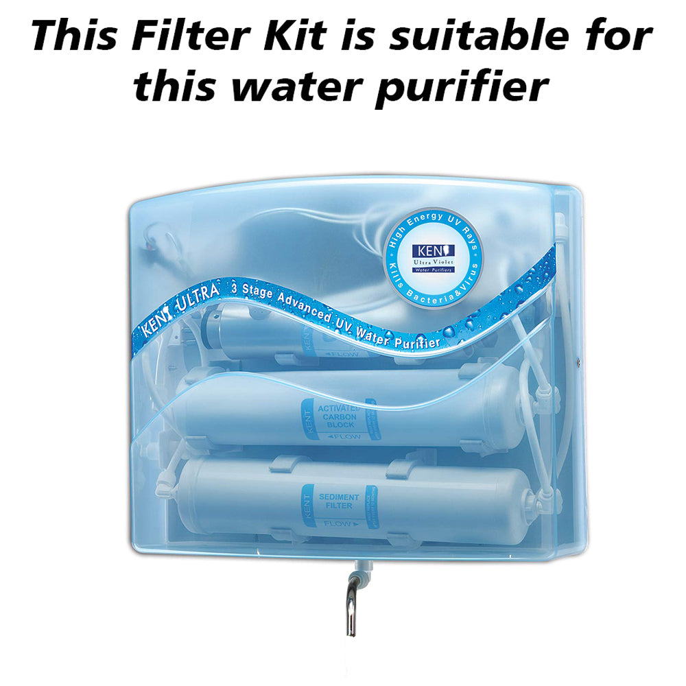 Bareeze Pure Compatible Filter Service Kit for Kent Ultra Water Purifier