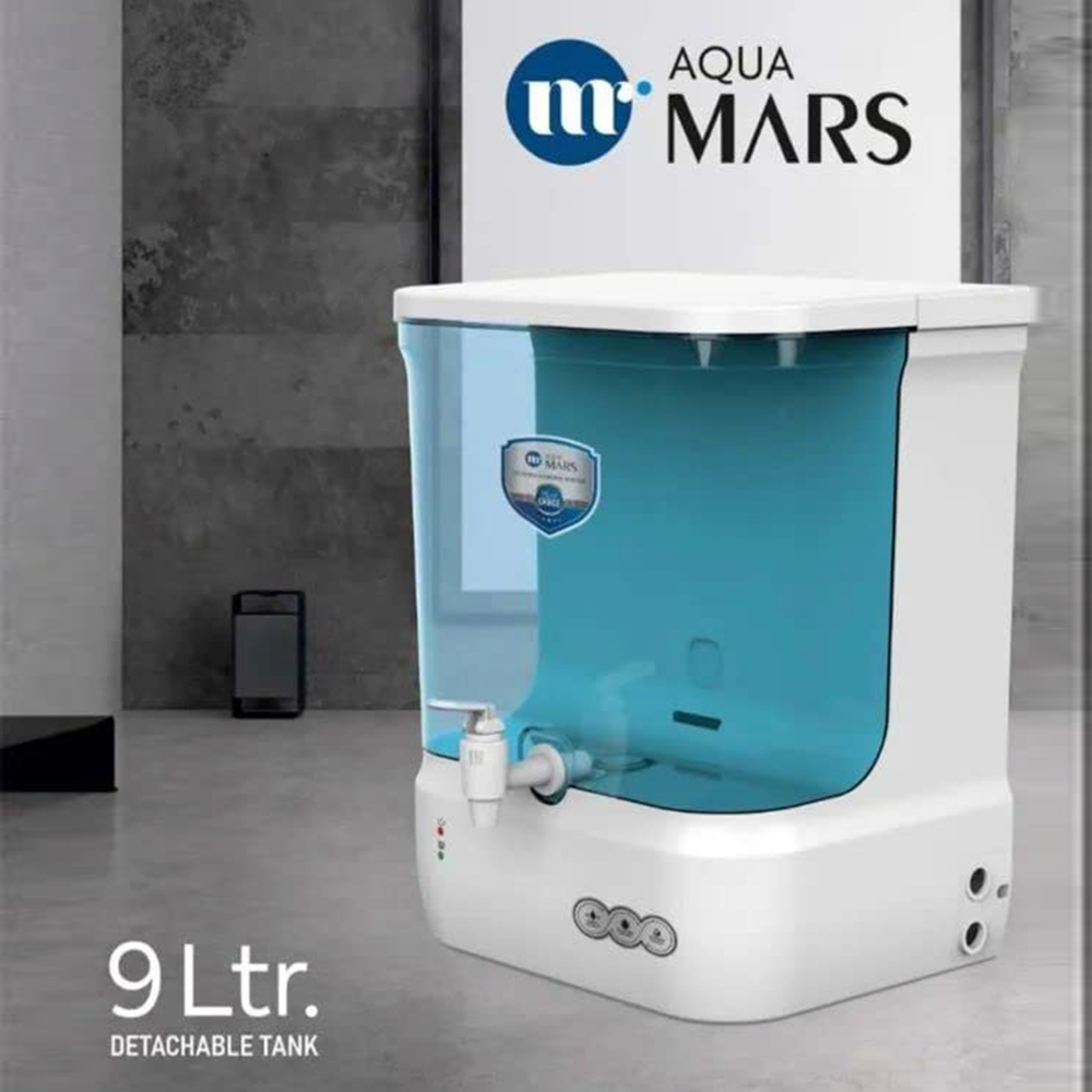 Aqua Mars RO+UV+TDS Water Purifier Premium Metallic Aqua Green (9L)