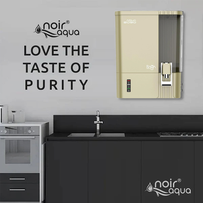 Aqua 2090 Raga Series RO+UV+TDS+Alkaline+Copper Water Purifier – Premium Metallic Heritage Gold